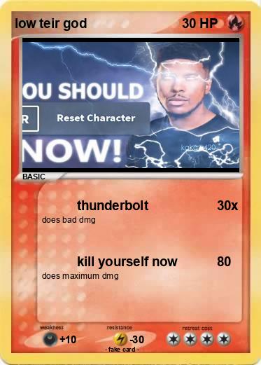 Pokemon low teir god