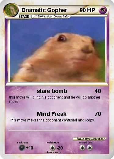 Pokemon Dramatic Gopher