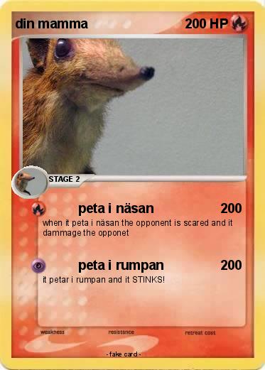 Pokemon din mamma