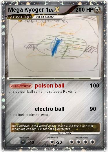Pokemon Mega Kyoger 1