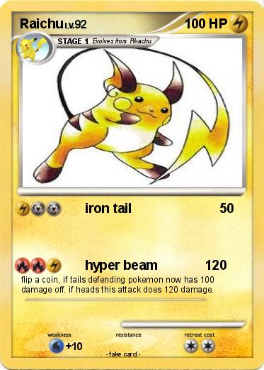 Pokemon Raichu