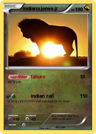 Pokemon indiana jones jr