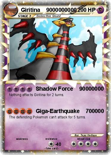 Pokemon Giritina    9000000000