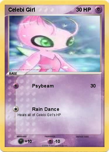 Pokemon Celebi Girl