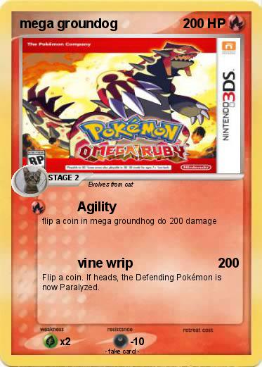 Pokemon mega groundog