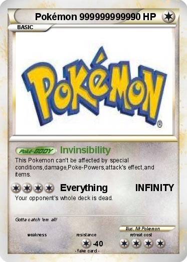 Pokemon Pokémon 99999999999