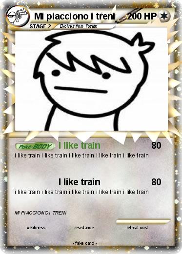 Pokemon Mi piacciono i treni