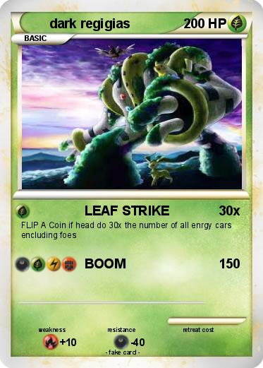 Pokemon dark regigias
