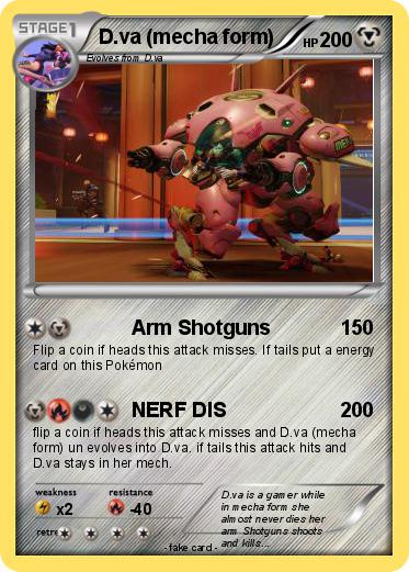 Pokemon D.va (mecha form)