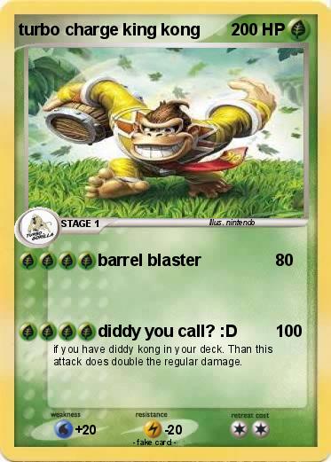 Pokemon turbo charge king kong