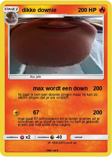 Pokemon dikke downie