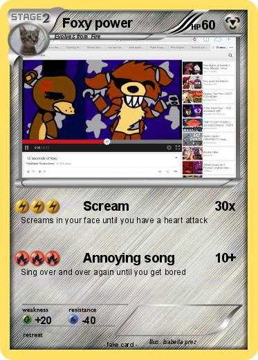 Pokemon Foxy power