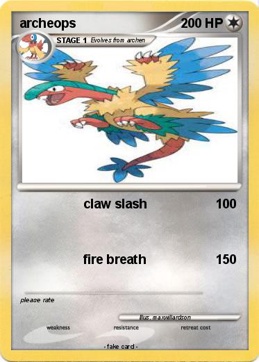 Pokemon archeops
