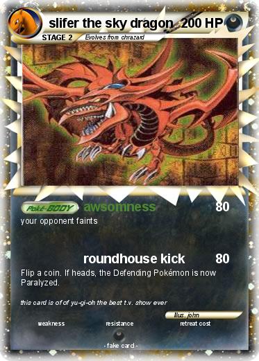 Pokemon slifer the sky dragon
