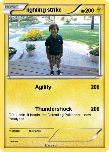 Pokemon lighting strike