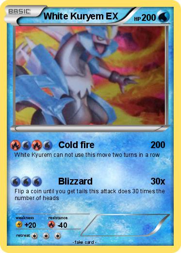 Pokemon White Kuryem EX