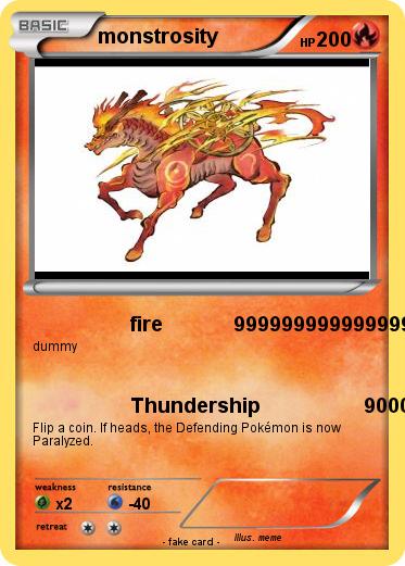 Pokemon monstrosity