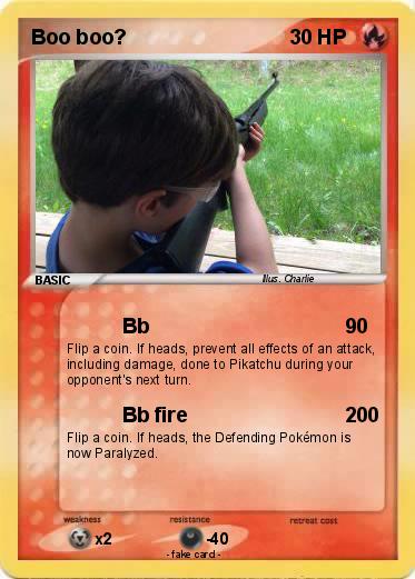 Pokemon Boo boo?