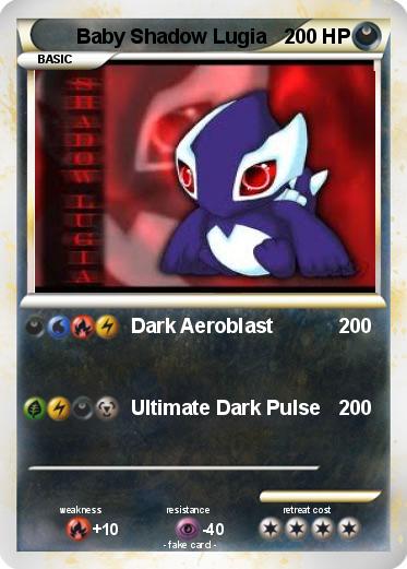 Pokemon Baby Shadow Lugia