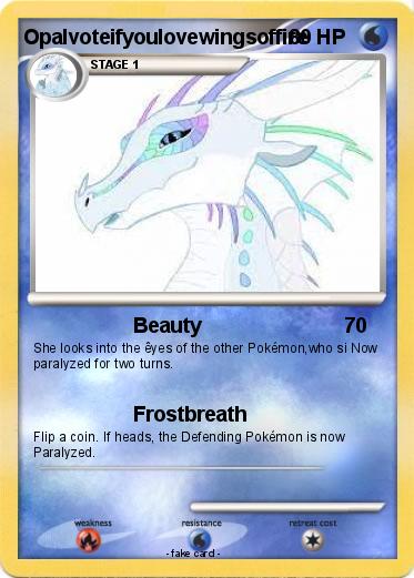 Pokemon Opalvoteifyoulovewingsoffire