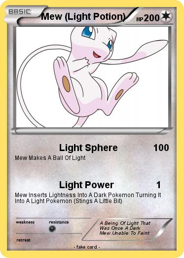 Pokemon Mew (Light Potion)