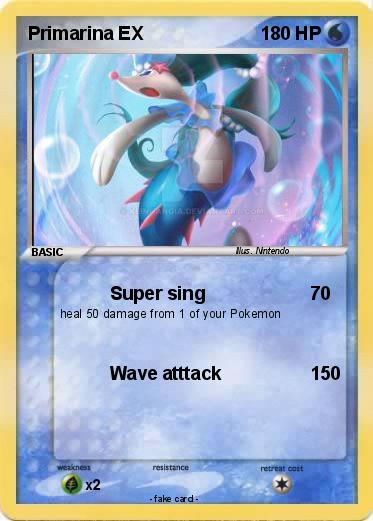 Pokemon Primarina EX