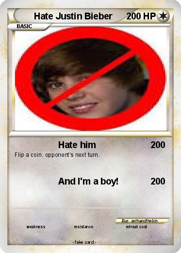 Pokemon Hate Justin Bieber