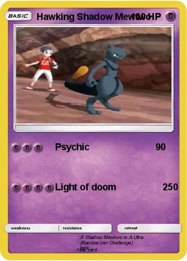 Pokemon Hawking Shadow Mewtwo
