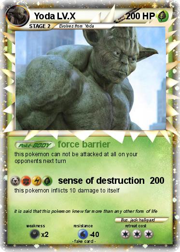 Pokemon Yoda LV.X