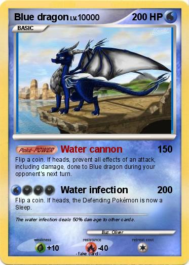 Pokemon Blue dragon