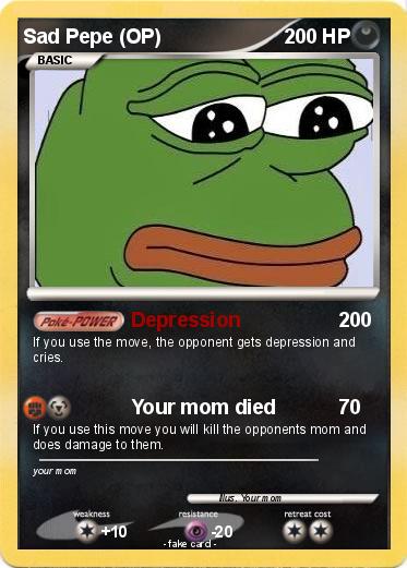 Pokemon Sad Pepe (OP)