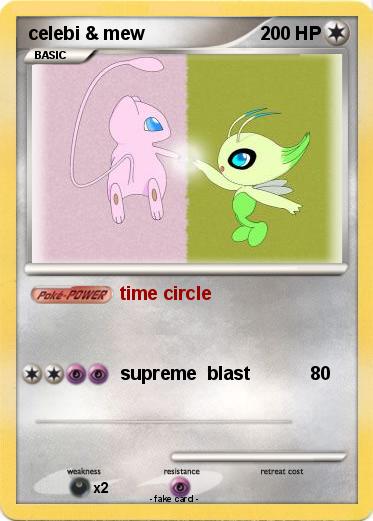 Pokemon celebi & mew