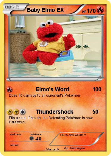 Pokemon Baby Elmo EX