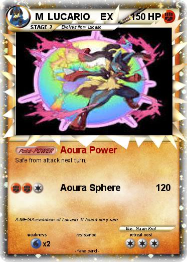 Pokemon M  LUCARIO    EX