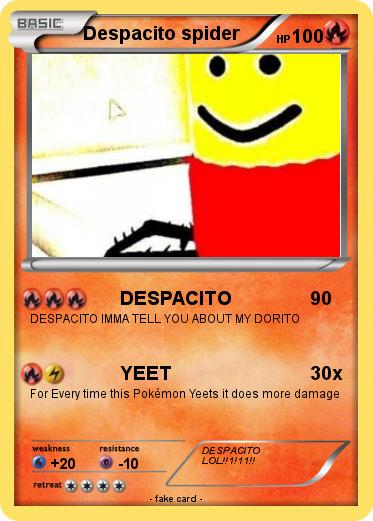 Pokemon Despacito spider