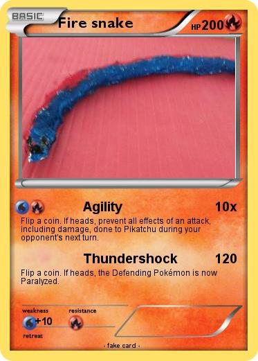 Pokemon Fire snake