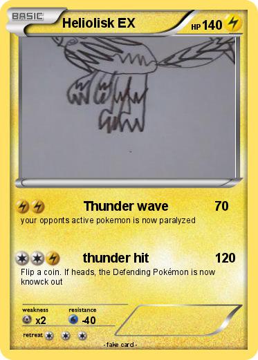 Pokemon Heliolisk EX