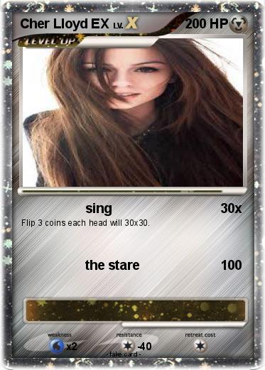 Pokemon Cher Lloyd EX