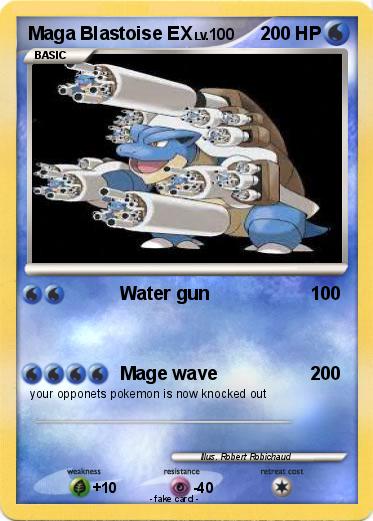 Pokemon Maga Blastoise EX