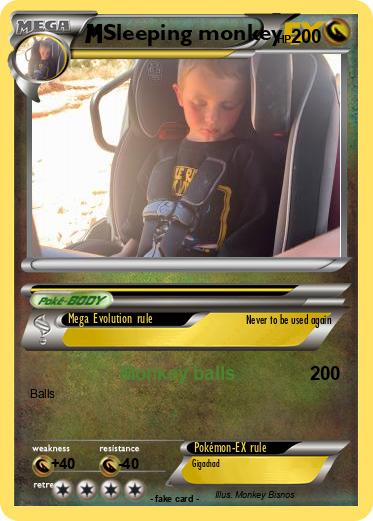 Pokemon Sleeping monkey