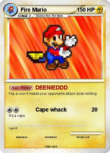 Pokemon Fire Mario