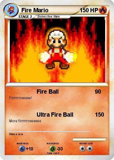 Pokemon Fire Mario
