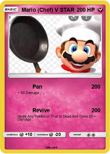 Pokemon Mario (Chef) V STAR