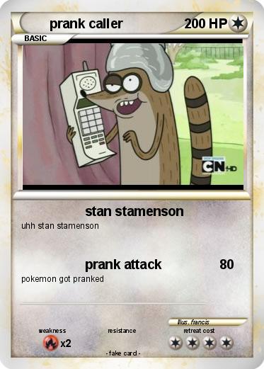 Pokemon prank caller