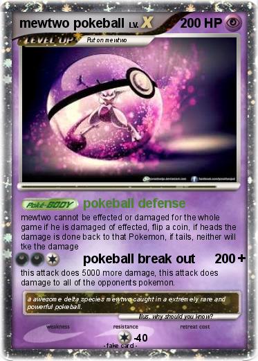 Pokemon mewtwo pokeball
