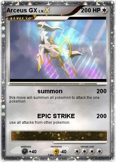 Pokemon Arceus GX