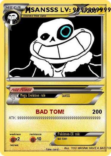 Pokemon SANSSS LV: 999999999999999999999999999