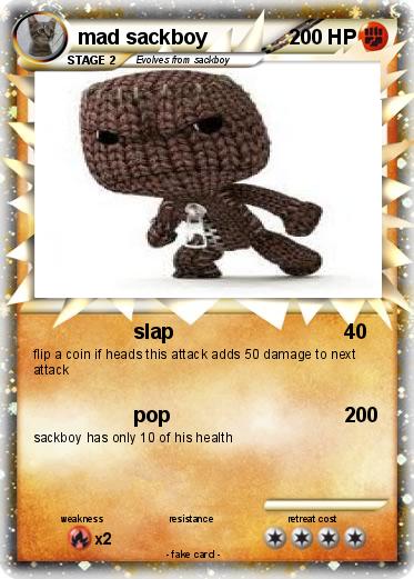 Pokemon mad sackboy