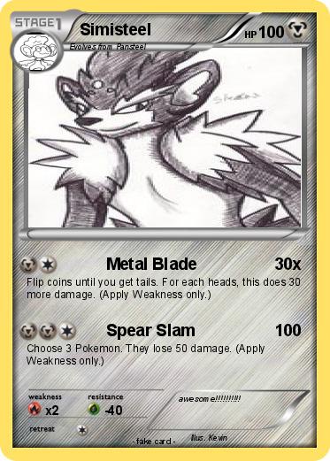 Pokemon Simisteel