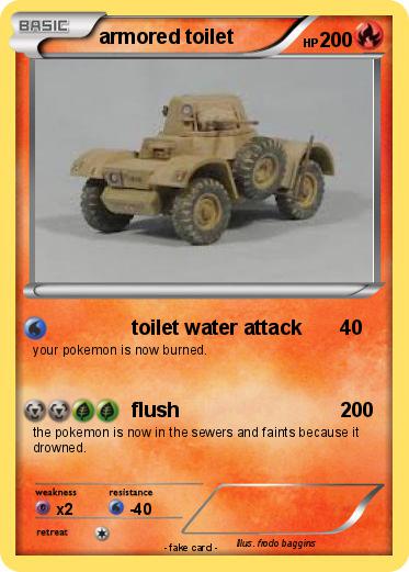 Pokemon armored toilet